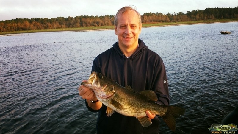 Bass fishing Rodman Reservoir